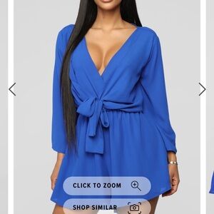 Women’s New Fashion Nova Tied Up Romper
